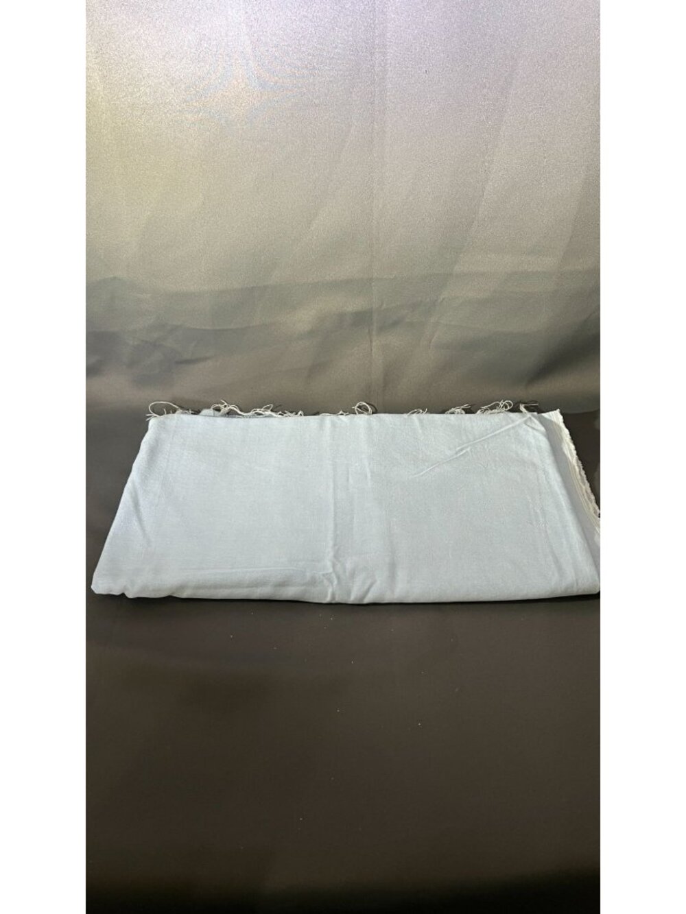 32" x 60" Light Blue Fabric Piece With Unfinished Edges